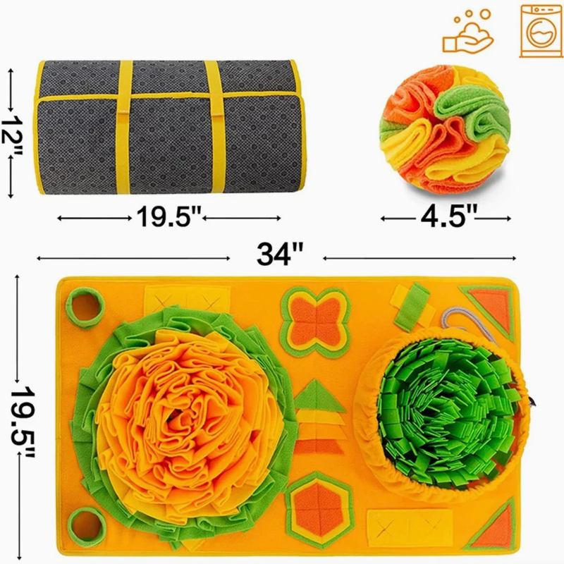 Interactive Large Snuffle Mat for Pets