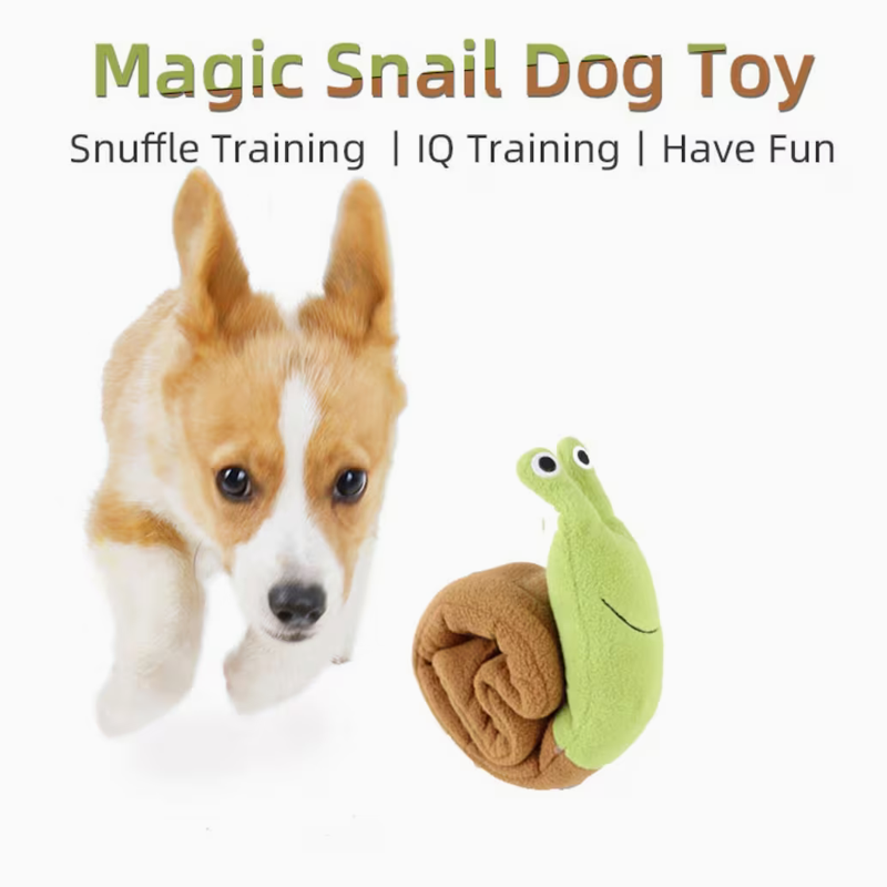 Interactive Snuffle Snail Dog Toy