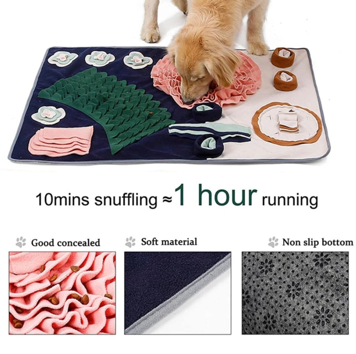 Interactive Large Snuffle Mat for Pets