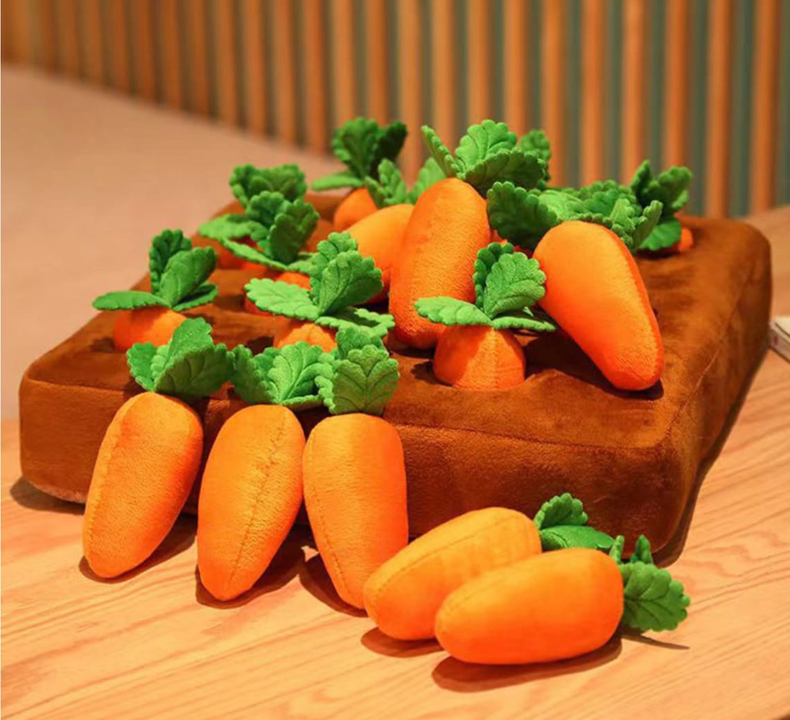 Interactive Snuffle Carrot Mat for Pets