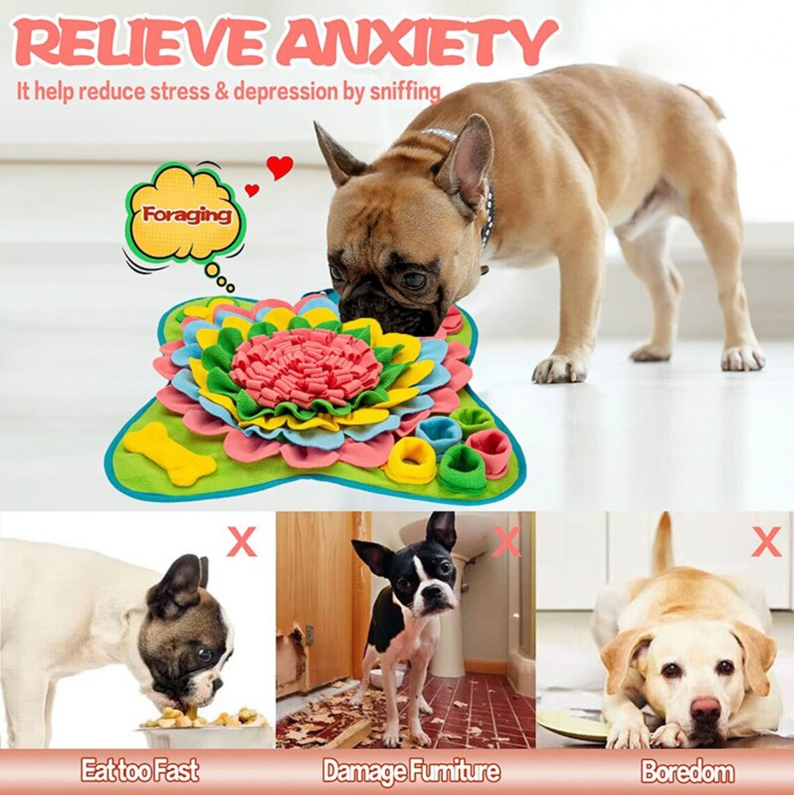 Interactive Snuffle Mat for Pets