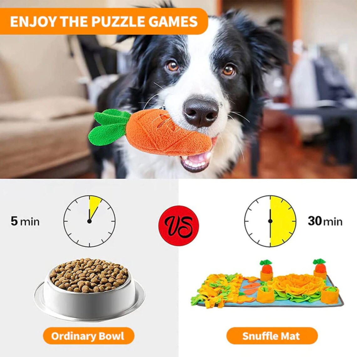 Interactive Large Snuffle Mat for Pets